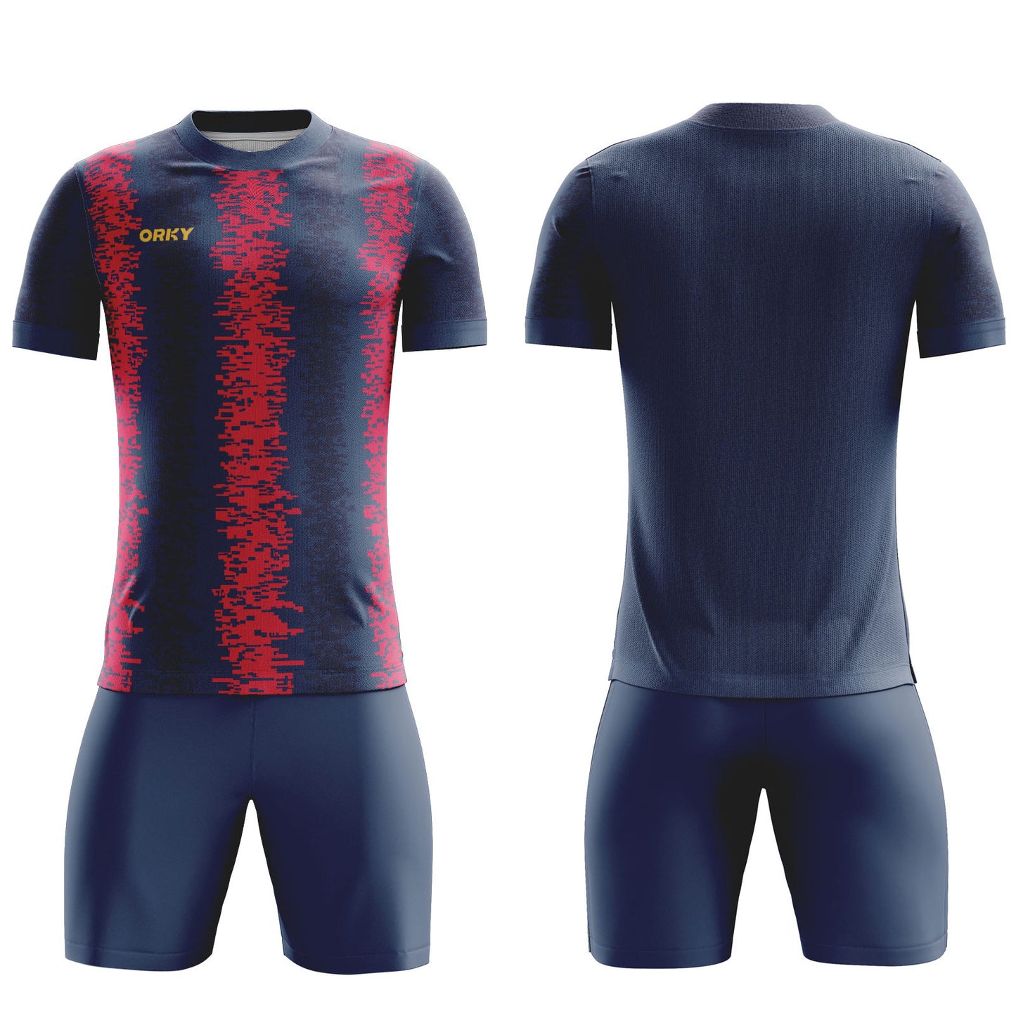 ORKY Custom Made Soccer Jersey with Short Boys Girls Training Uniform Way To Victory
