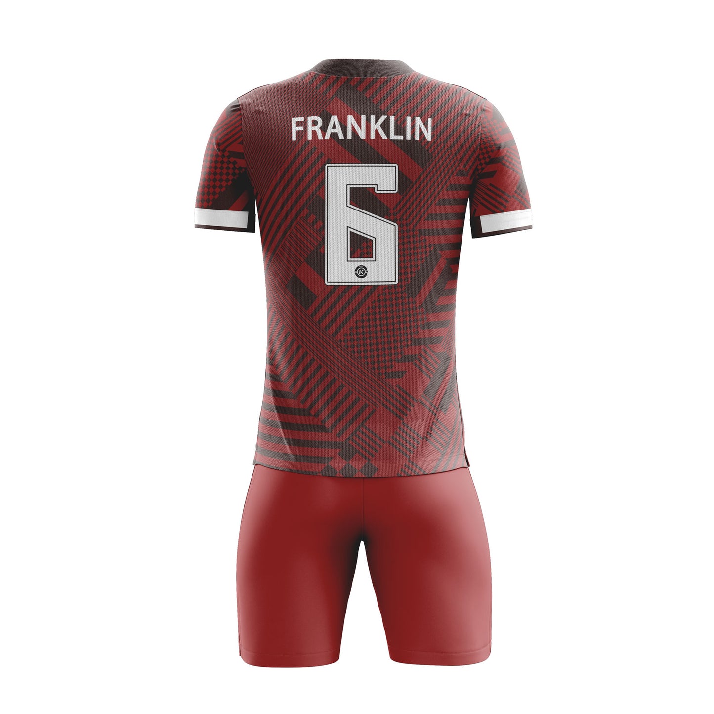 ORKY Men Kids Custom Soccer Uniform, Good Gift for Soccer Fans, Football Team Kit Red Decorate