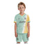ORKY Kids Vintage Soccer Jerseys with Short Customize Football Uniform Light Green