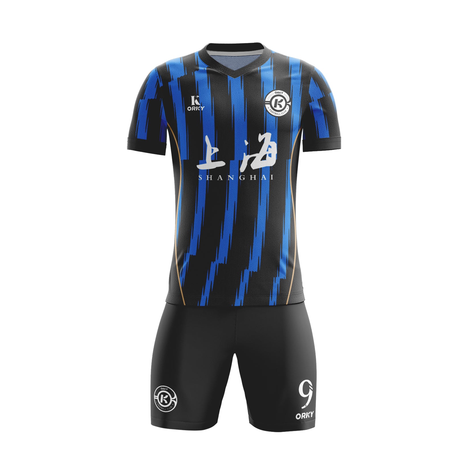 ORKY Custom Made Football Shirt with Short, ShangHai City Series Secondary image