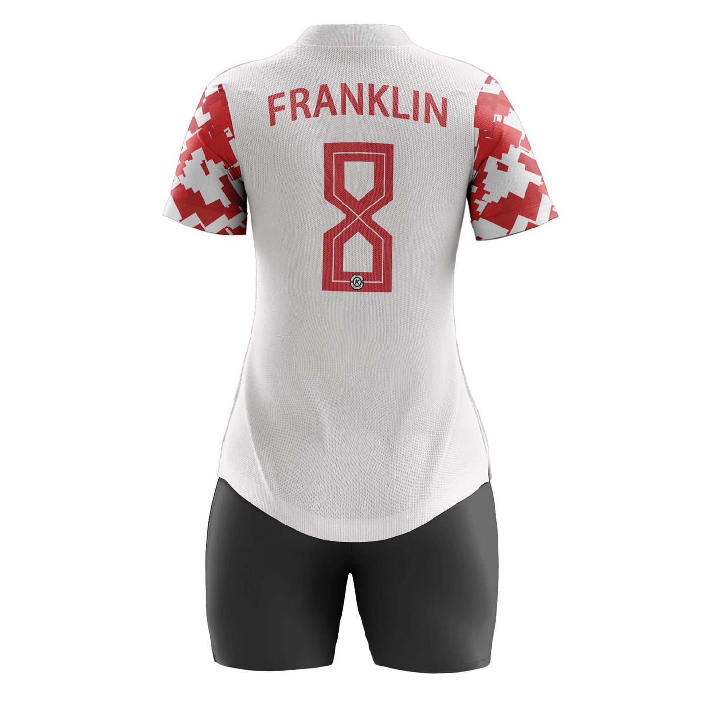 ORKY Women Soccer Jersey with Short Customize Name Number Team Uniform Camo