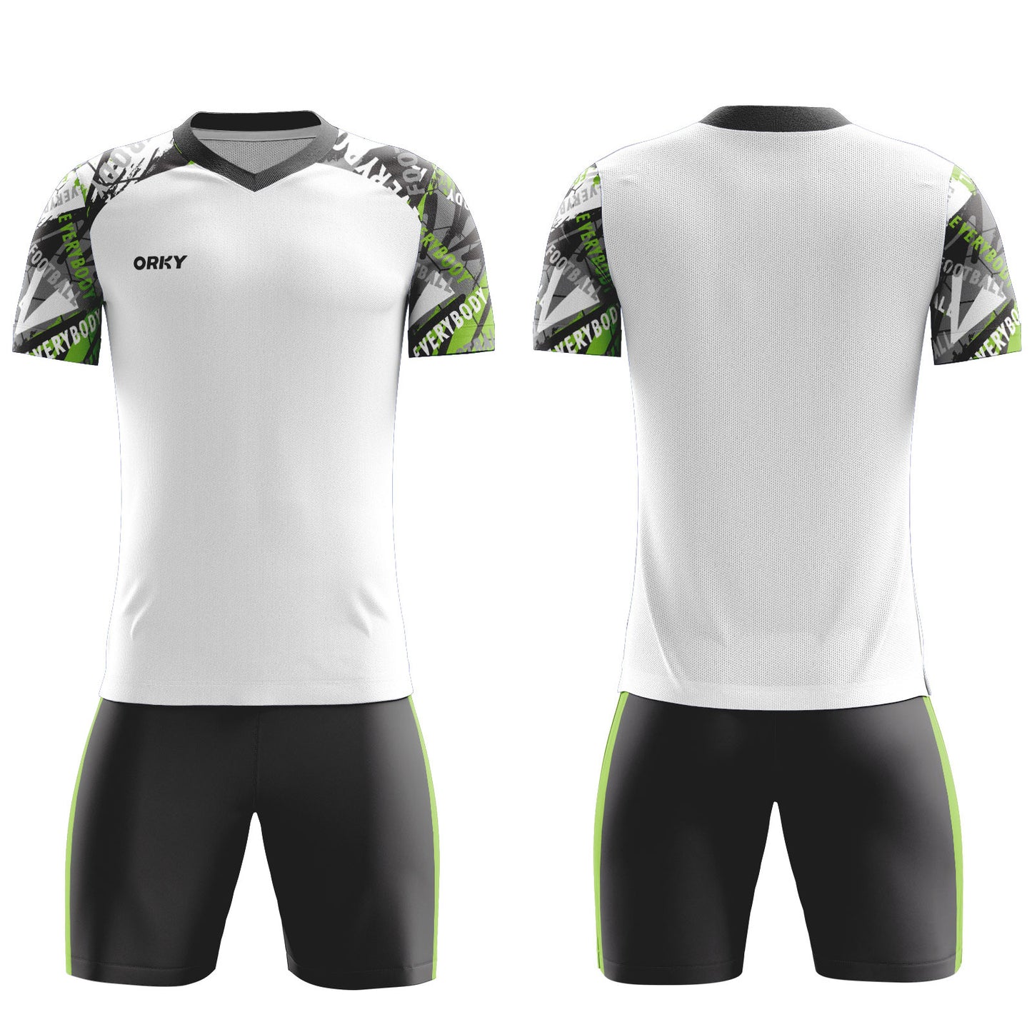 ORKY Custom Made Soccer Jersey with Short Training Camp Uniform Everybody