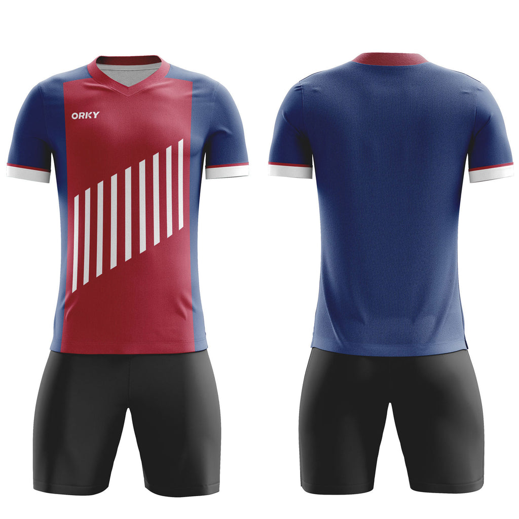 ORKY Men Soccer Jersey with Short Customize Name Number Training Uniform Athletics