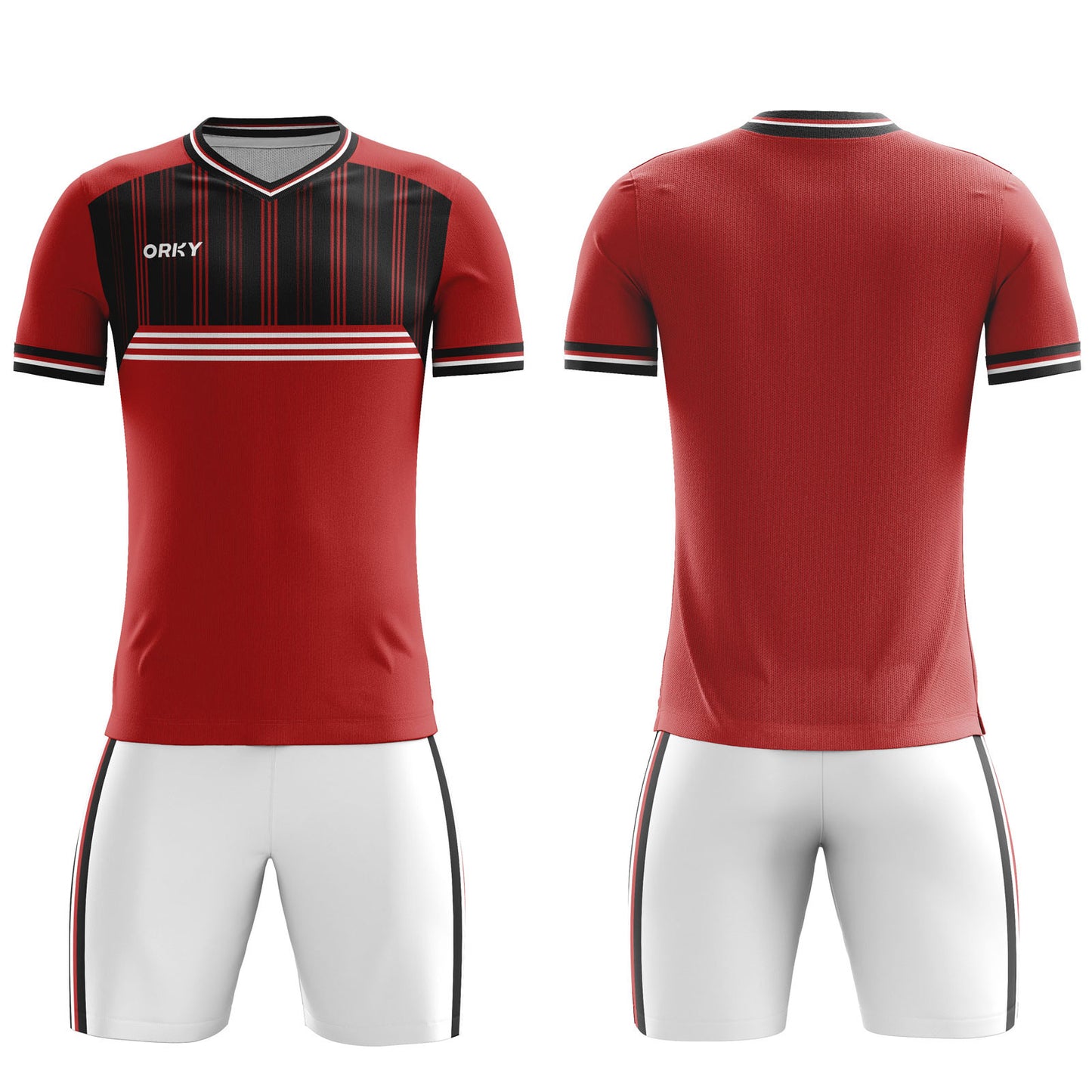 ORKY Customize Soccer Jersey with Short Unique Design Uniform Bred