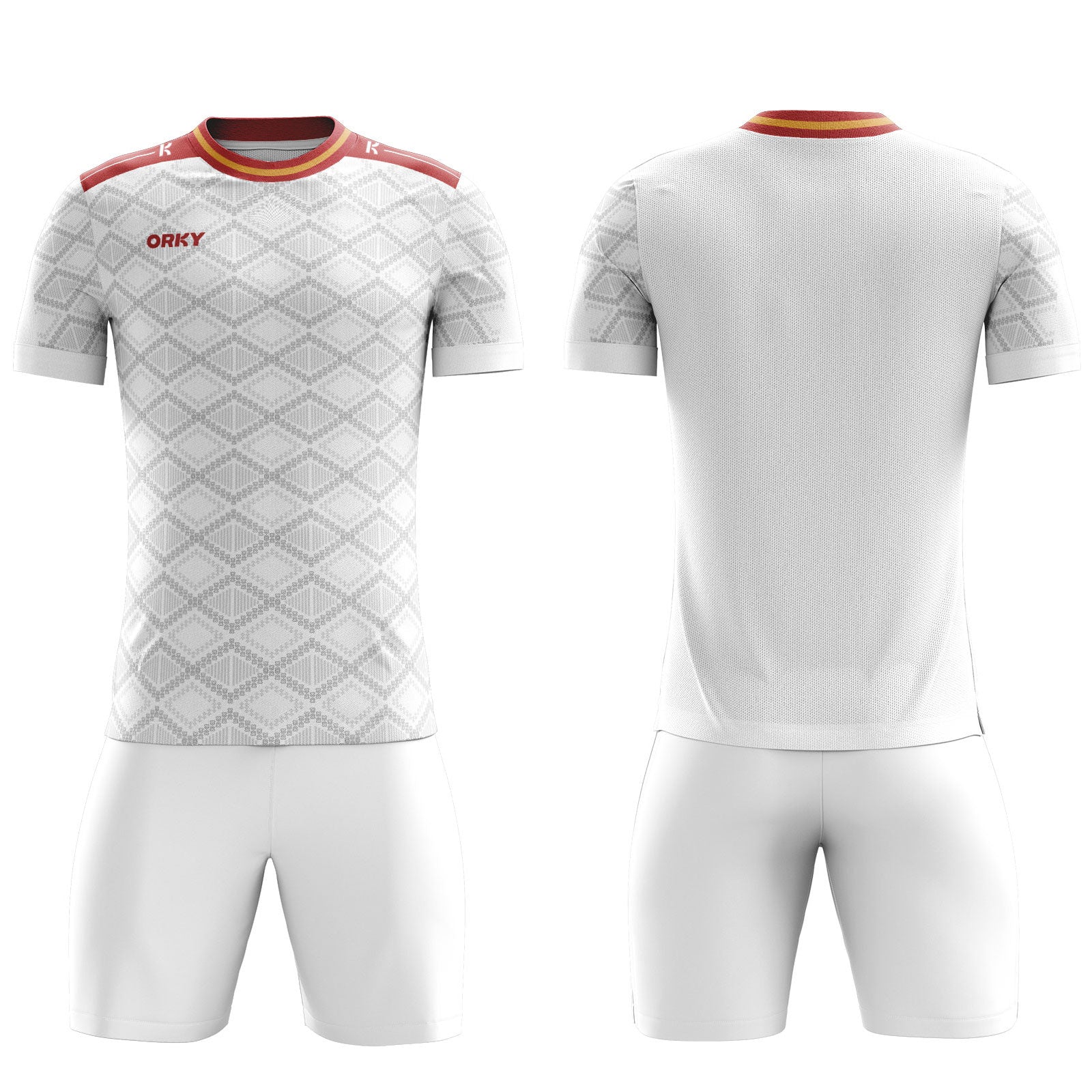 ORKY Customize Soccer Jersey with Short Training Camp Uniform Diamond