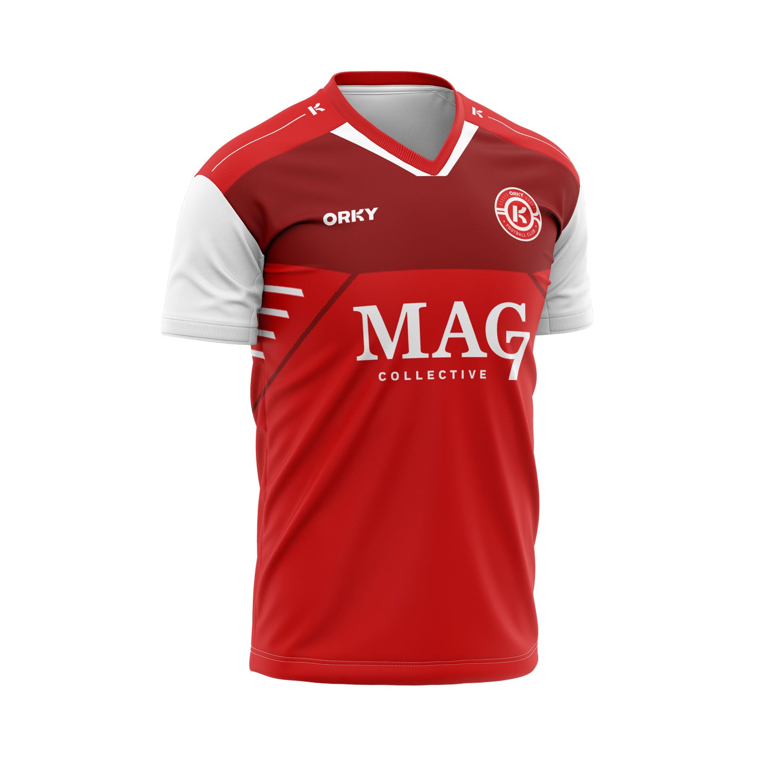 ORKY Customize Soccer Jersey with Short Unique Armour Red Main image