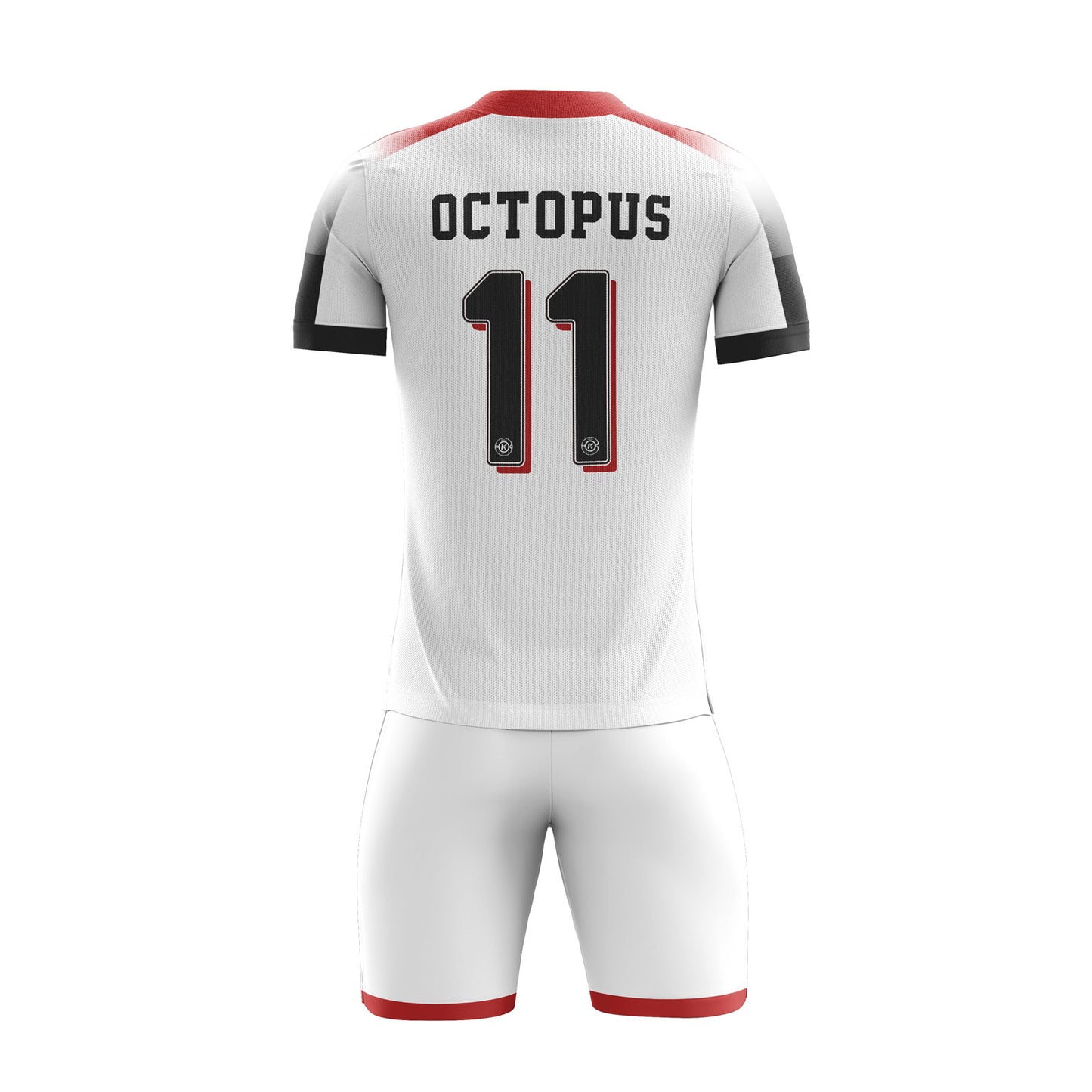 ORKY Customize Soccer Jersey with Short School Team Uniform Pixel White