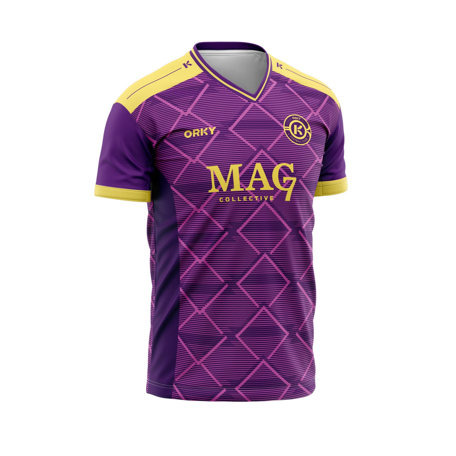 ORKY Personalize Name Number Soccer Jersey with Short Dragonfly Blue Main image