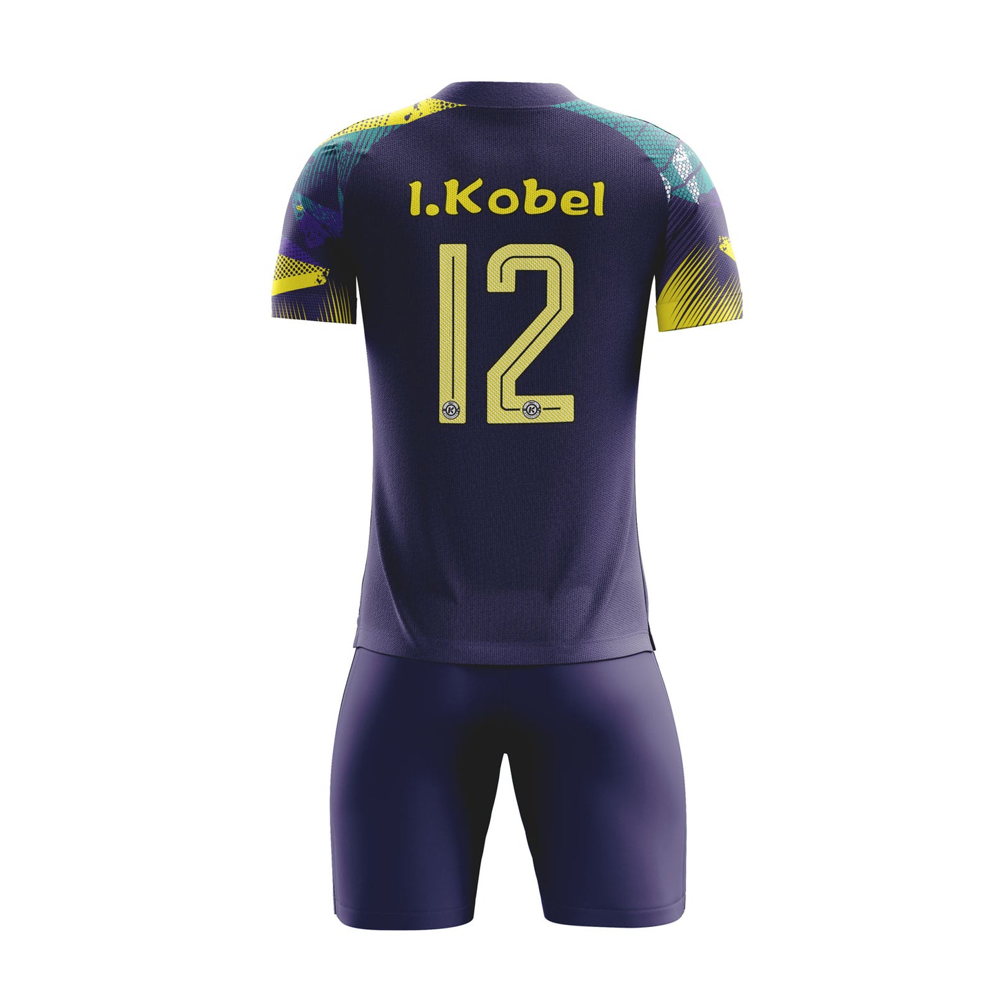 ORKY Personalize Name Number Logo Soccer Jersey with Short Kids Kit GRAFFITI