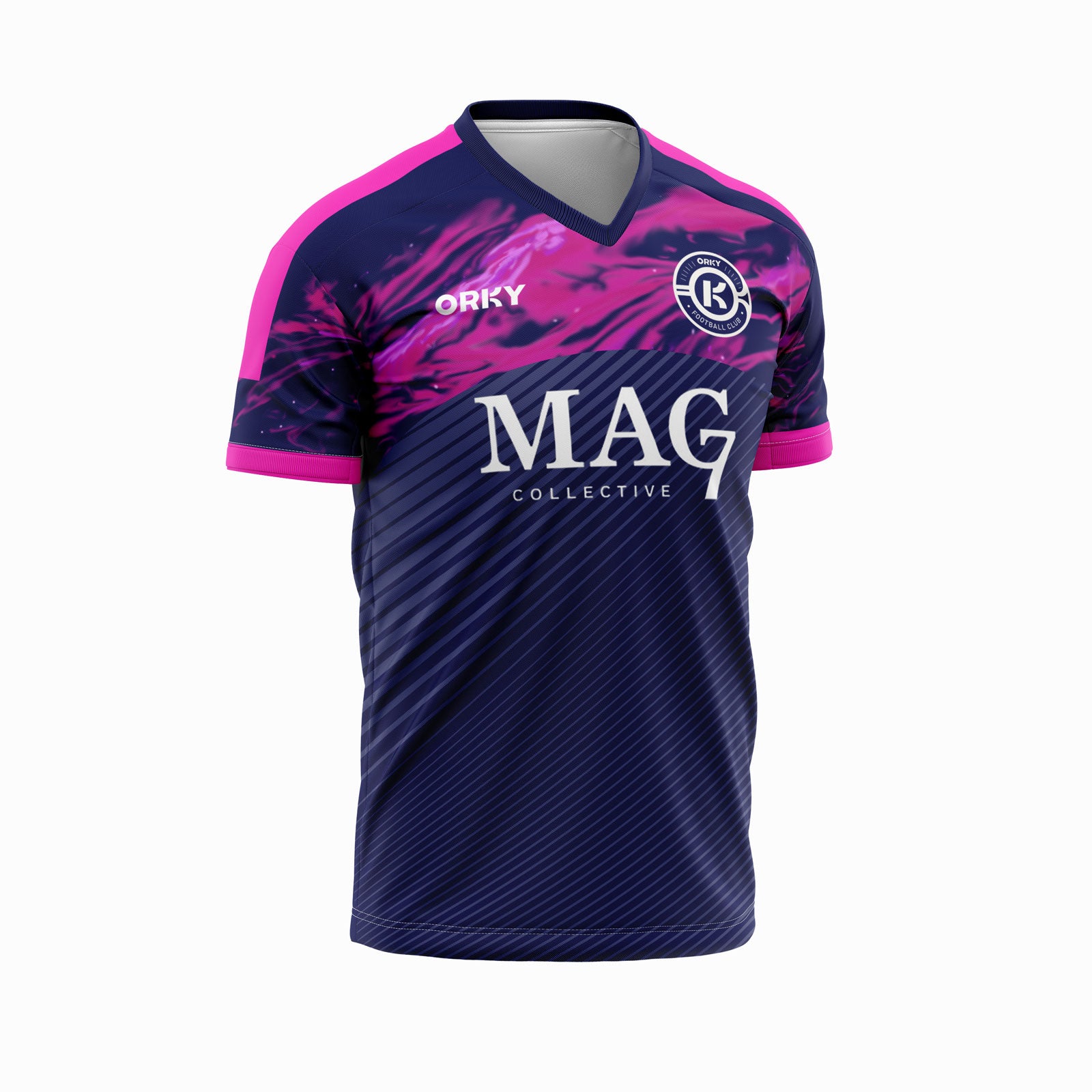 ORKY Customize Soccer Jersey with Short Men Team Kit Galaxy Blue Main image