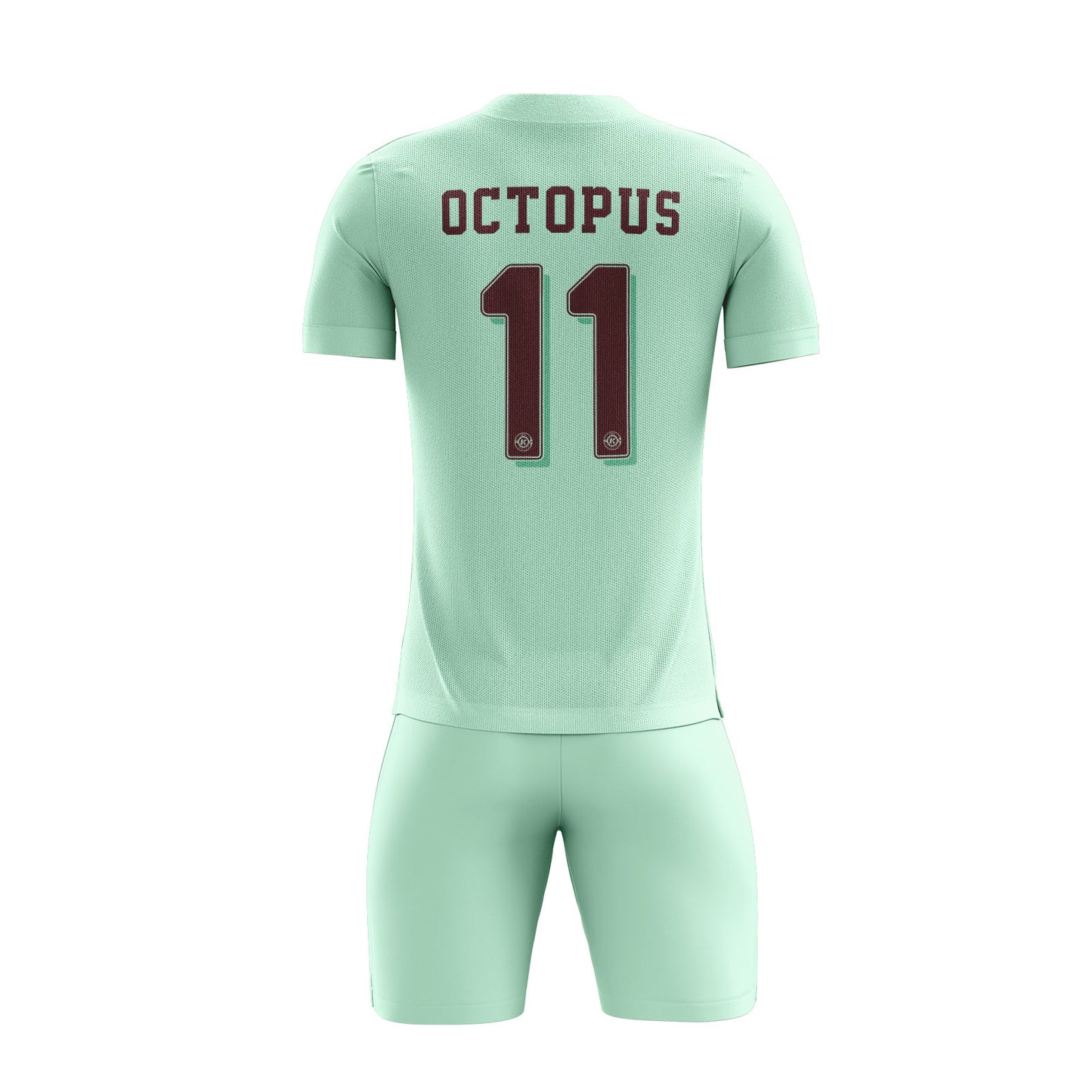 ORKY Men Soccer Jersey with Short Personalize Design Football Team Uniform Green Checker