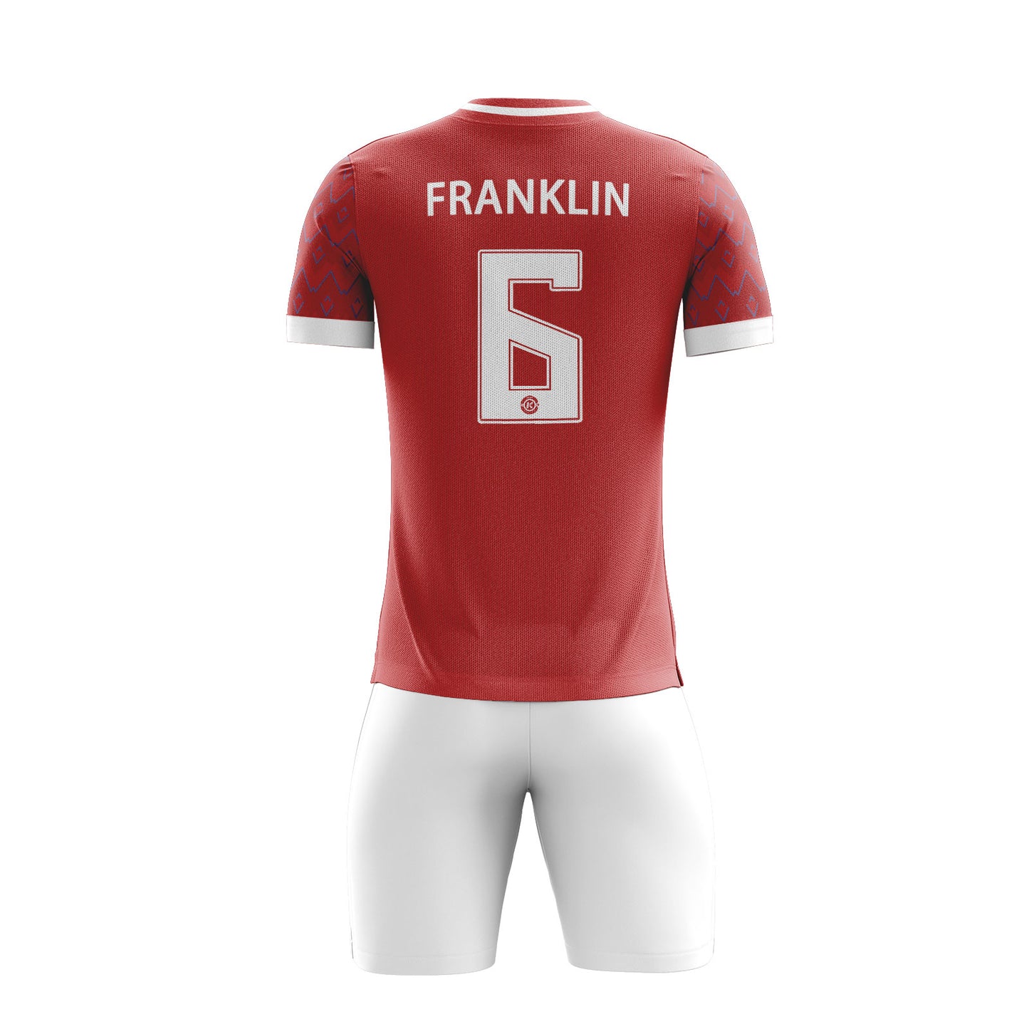 ORKY Men Customize Soccer Jersey, Good Gift for Soccer Fans,  Football Team Kit Red Ripple