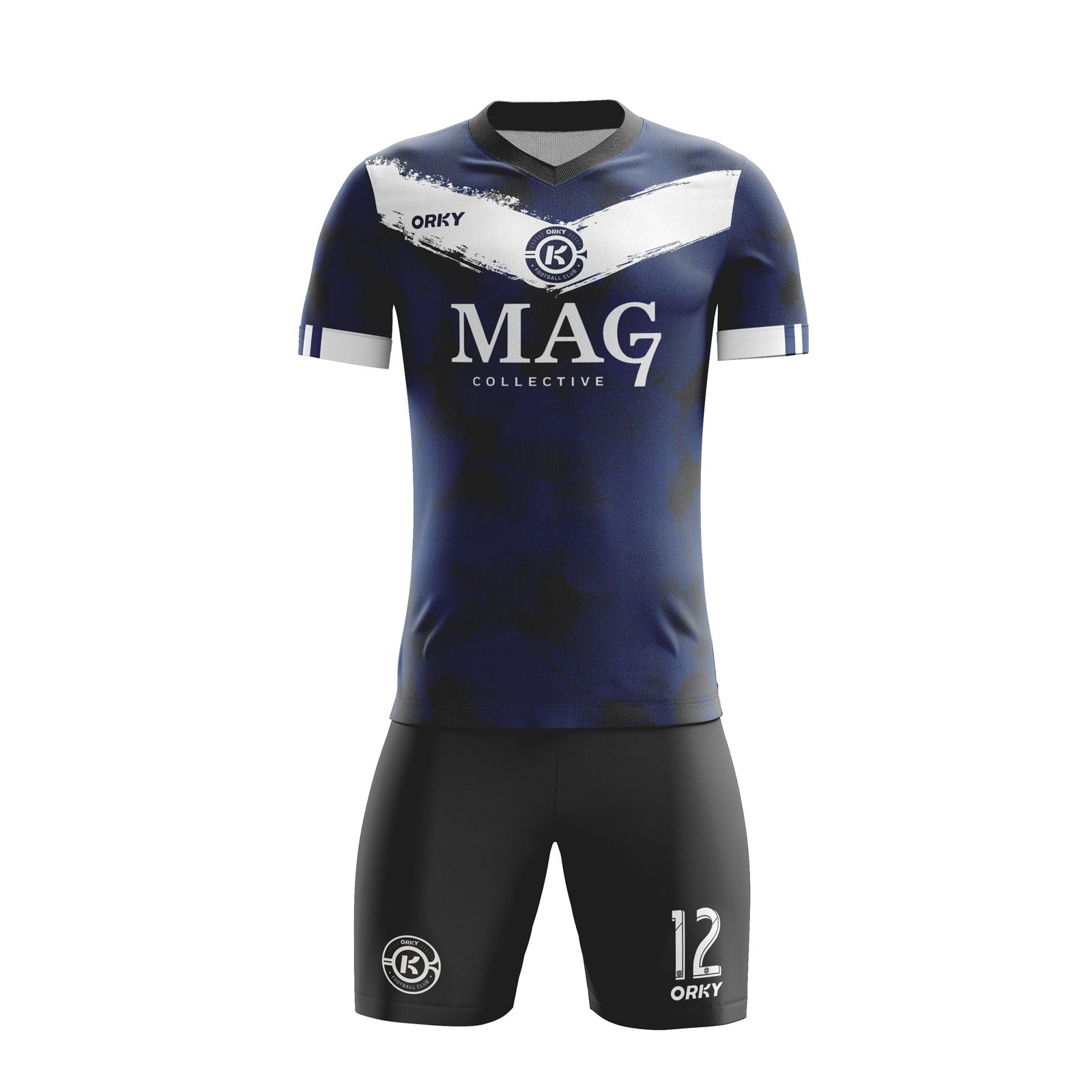 ORKY Men Customize Soccer Jersey, Good Gift for Soccer Fans,  Football Team Snow Wings Secondary image