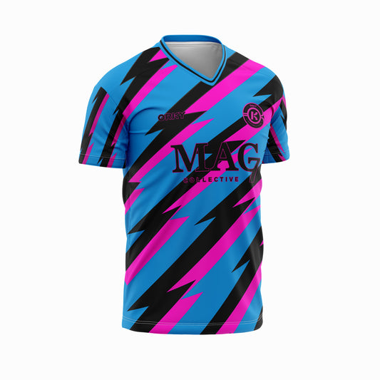 ORKY Customize Soccer Jersey with Short Men Team Uniform Bicolor Lighting