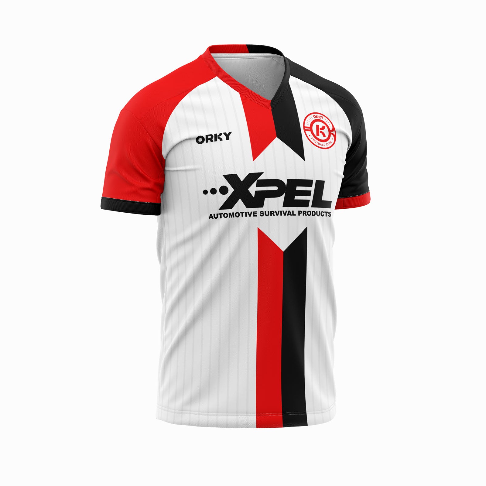 ORKY Customize Soccer Jersey with Short Men Team Uniform Black Red Arrow Main image