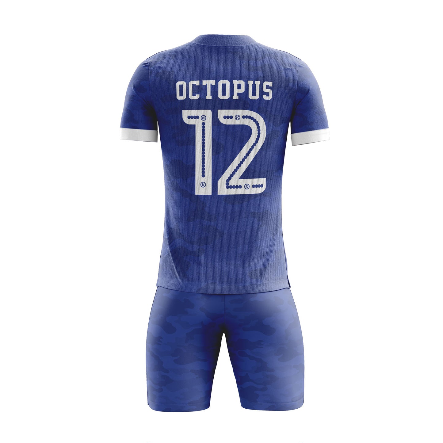 ORKY Customize Soccer Jersey with Short Men Team Uniform Blue Camo