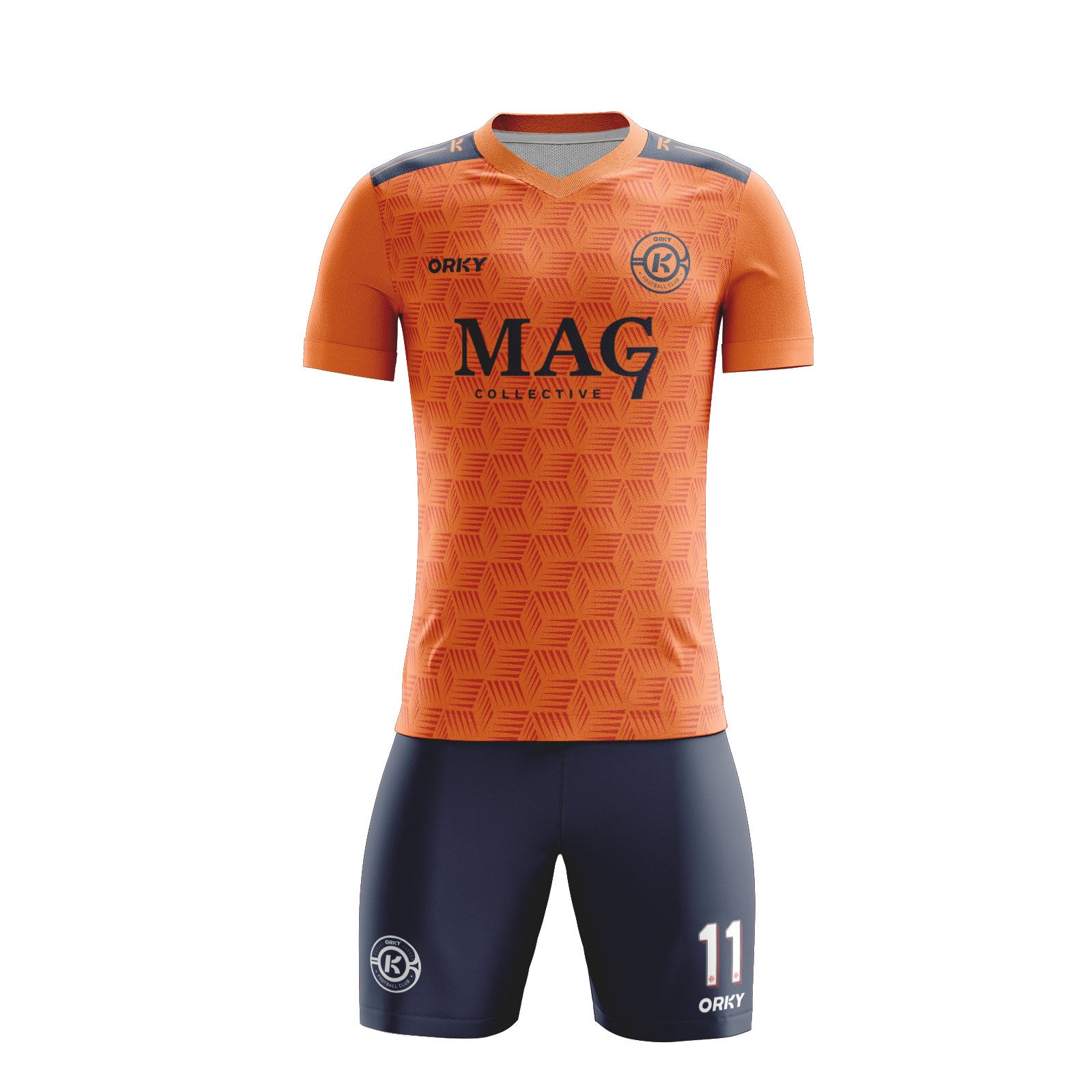 ORKY Customize Soccer Jersey with Short Unique Team Uniform Cube Secondary image