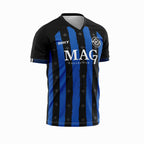 ORKY Men Soccer Shirt with Short Personalize Name Number Team Uniform Milan