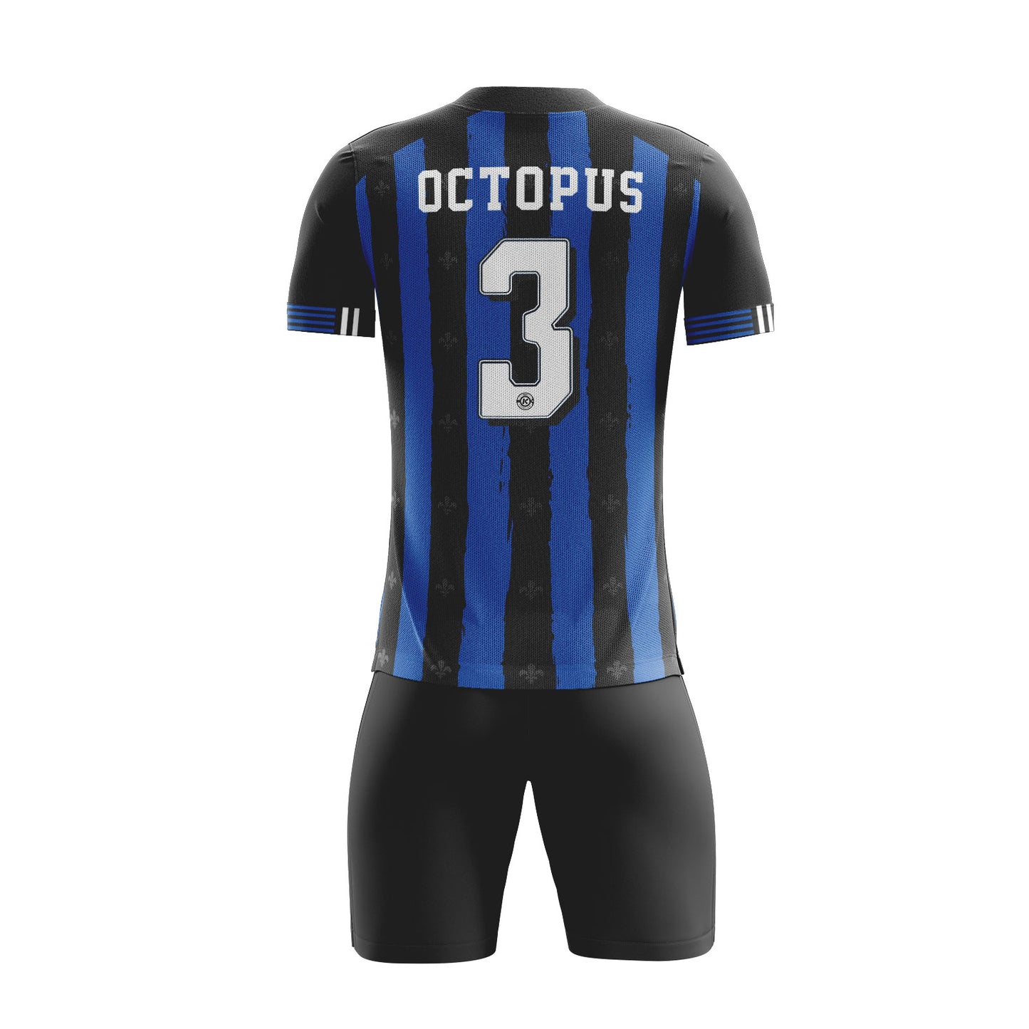 ORKY Men Soccer Shirt with Short Personalize Name Number Team Uniform Milan