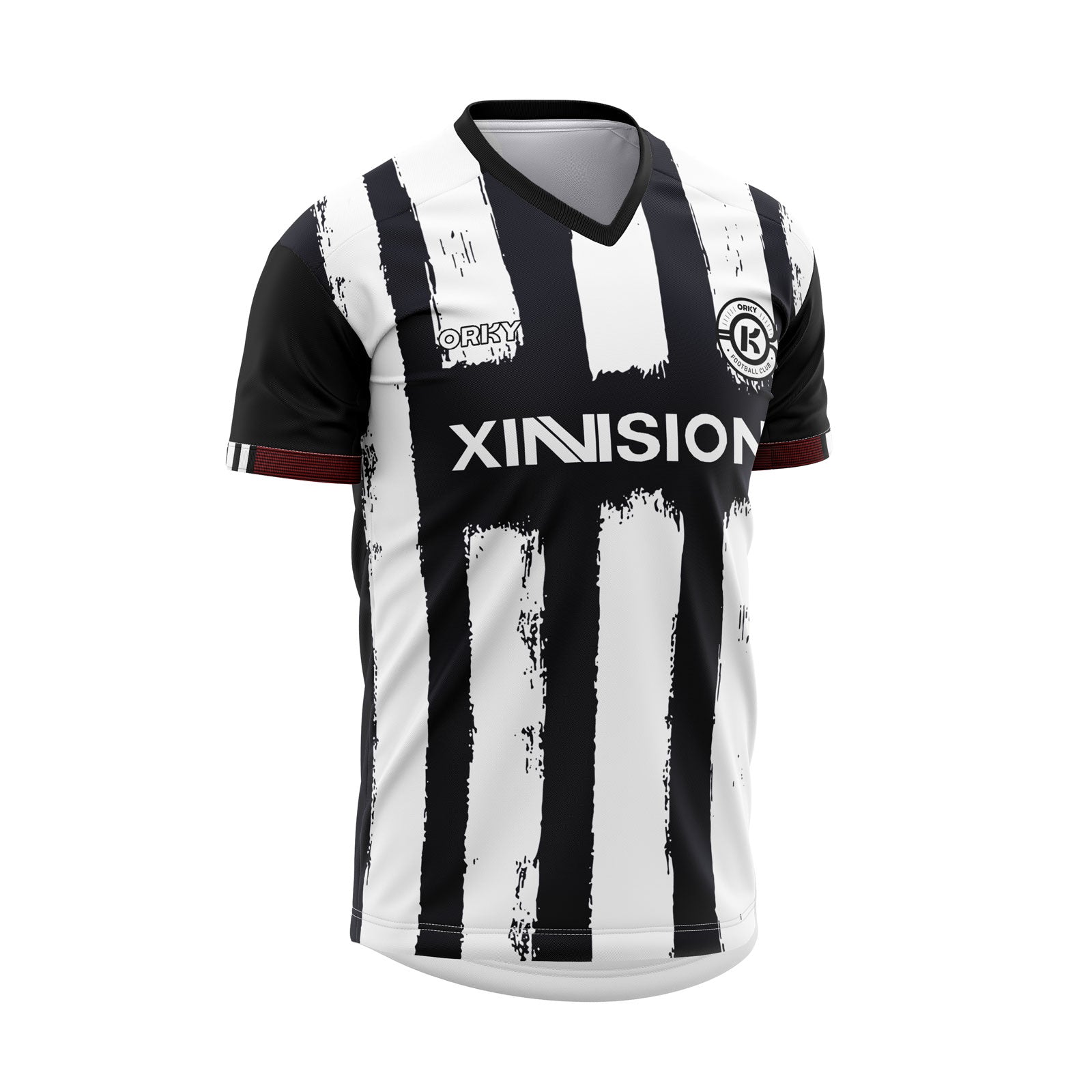 ORKY Men Custom Football Jersey with Short Kids Training Match Full Uniform Paw Print Main image