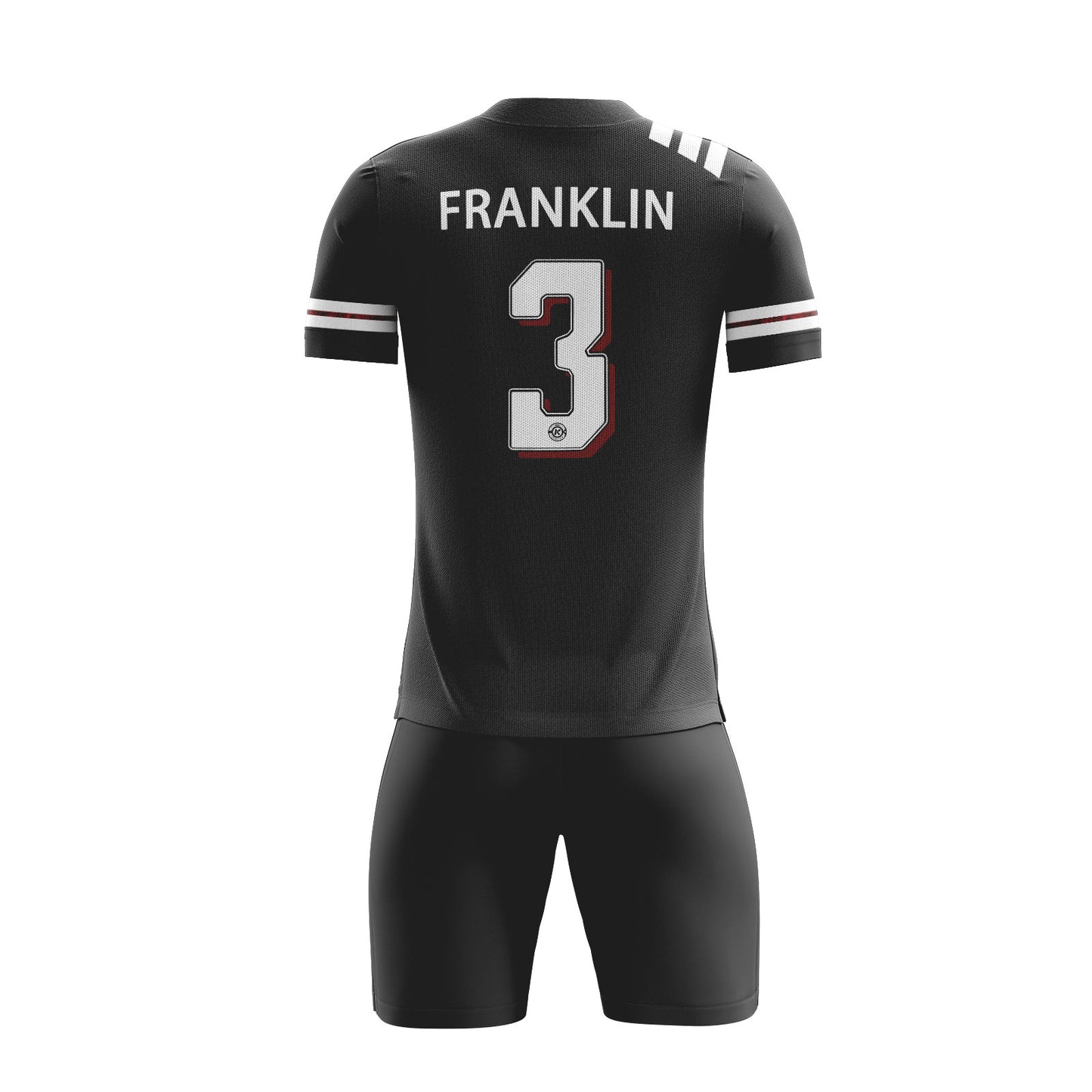 ORKY Personalize Name Soccer Jersey, Good Choice for Fans, Professional Football Uniform Red Trap