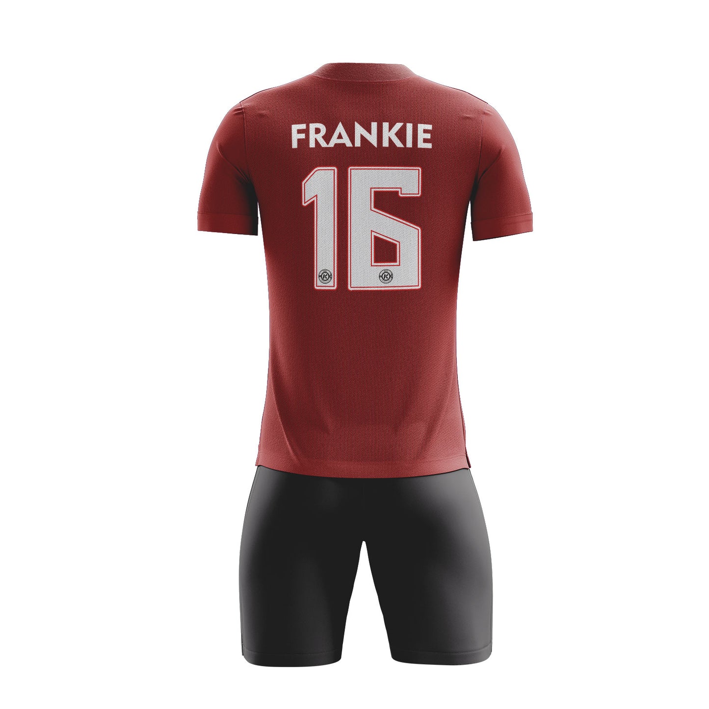 ORKY Personalize Name Soccer Jersey, Good Choice for Fans, Professional Football Uniform Red White Stripe