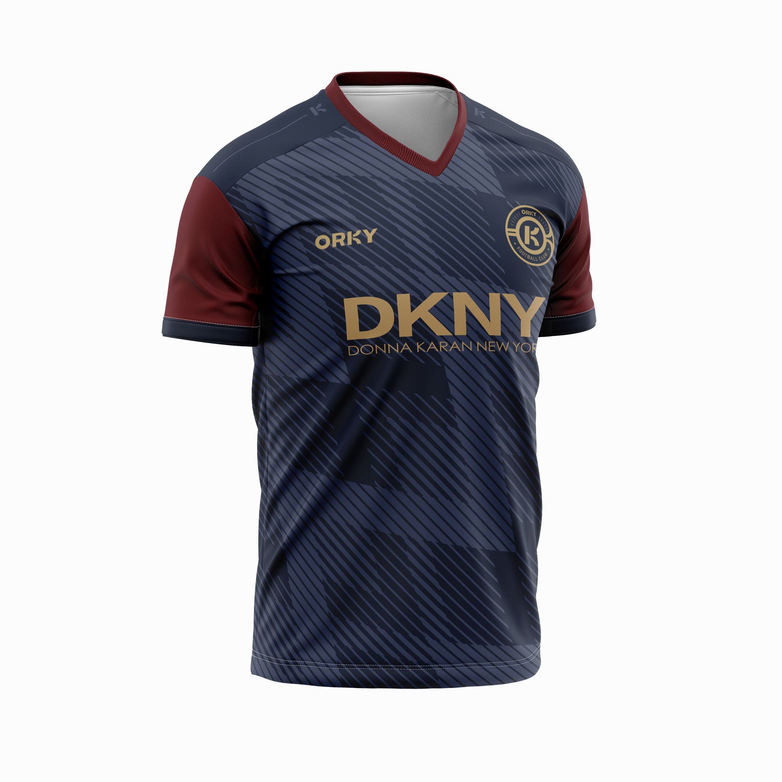 ORKY Men Custom Football Jersey with Short Kids Training Match Full Uniform Shadow Angle Main image