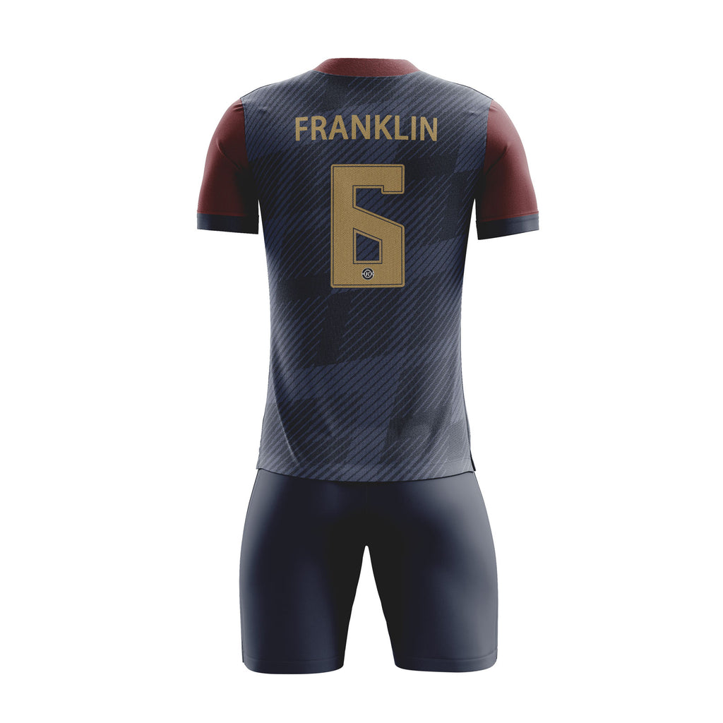 ORKY Men Custom Football Jersey with Short Kids Training Match Full Uniform Shadow Angle