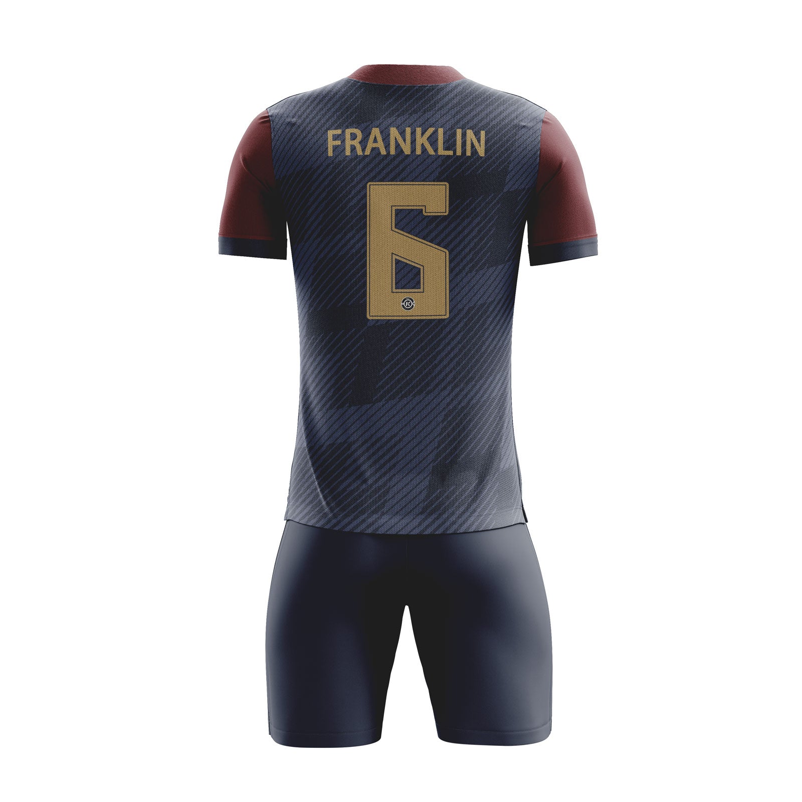 ORKY Men Custom Football Jersey with Short Kids Training Match Full Uniform Shadow Angle