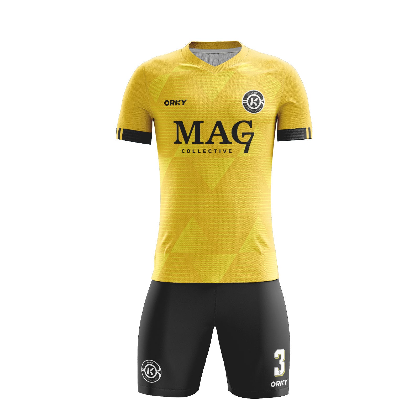 ORKY Men Customize Soccer Jersey, Good Gift for Soccer Fans, Football Team Sweden Triangle Secondary image