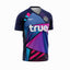 ORKY Customize Soccer Jersey with Short Unique Triangle Blue