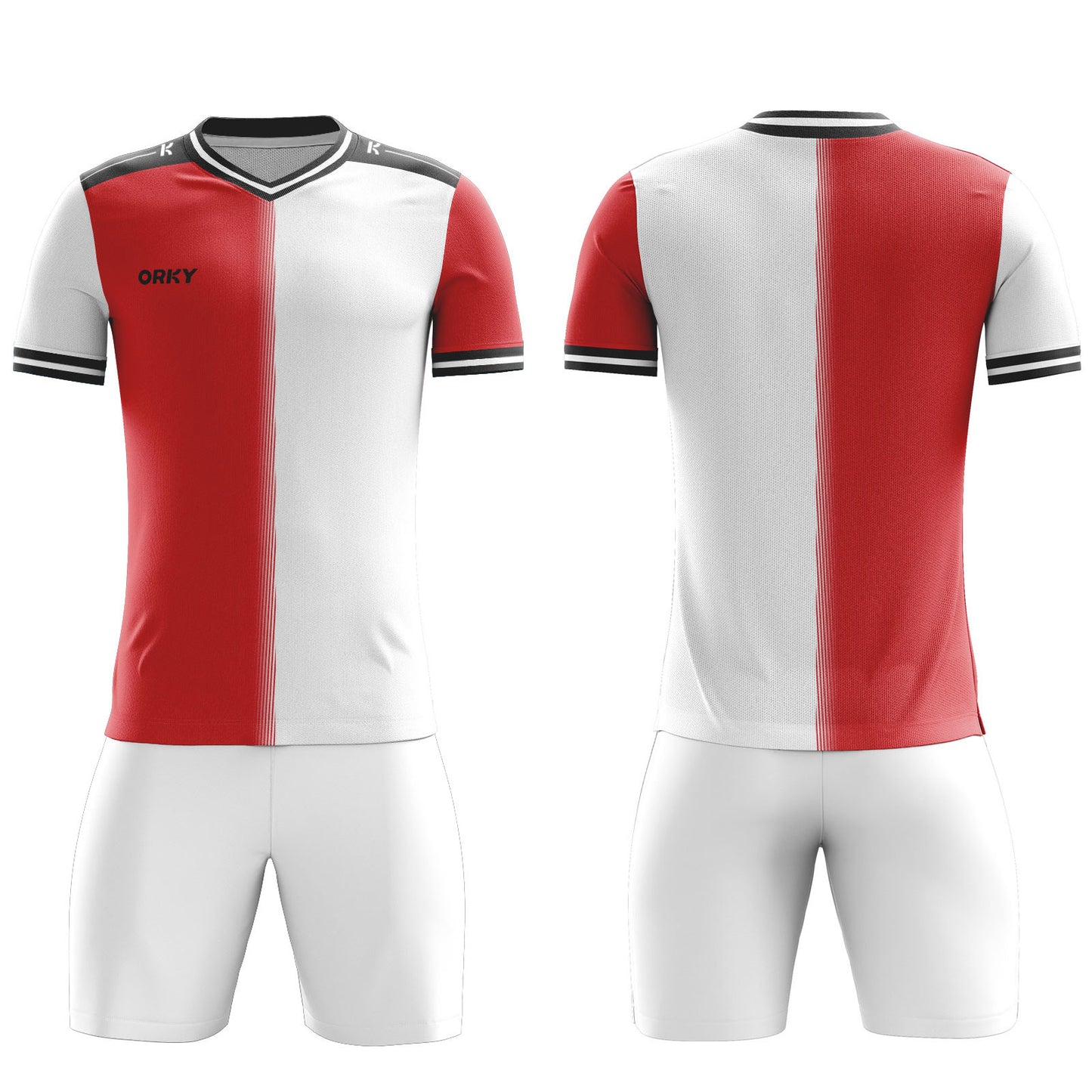 ORKY Customize Soccer Jersey with Short Men Team Uniform YinYang